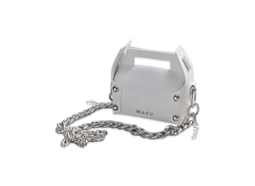 MASU Leather Cake Bag Mini "White"