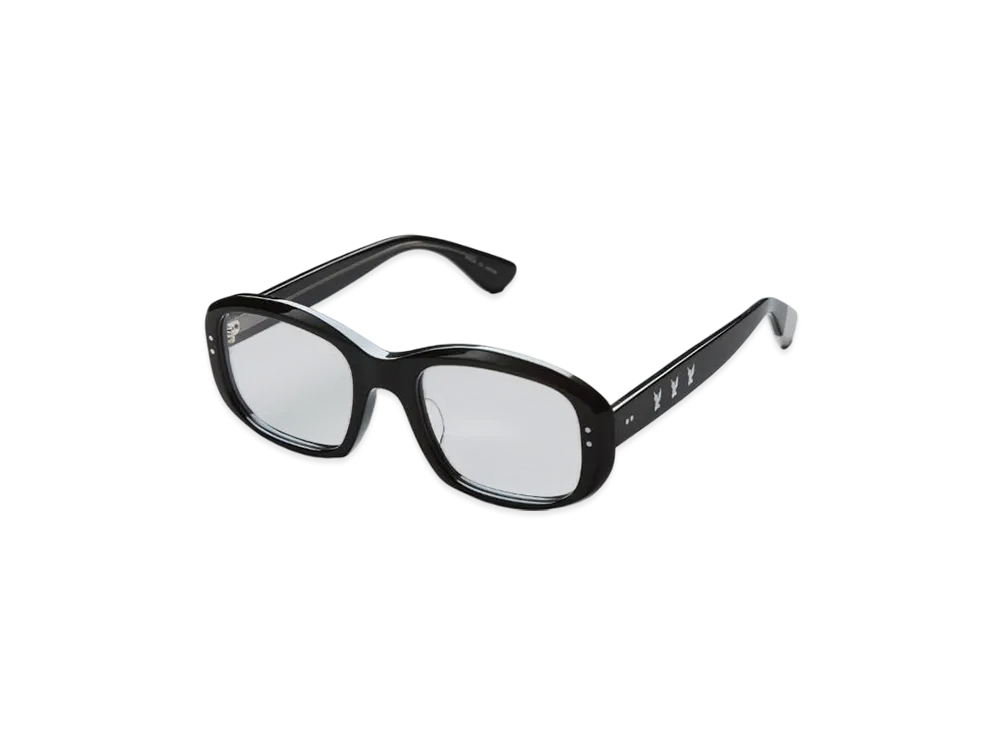 MASU Oval Shape Sunglasses "Black"
