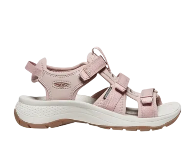 KEEN Women's Astria West Open Toe Sandal "Fawn/Silver Birch"