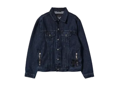 Chrome Hearts Cross Patch Denim Jacket "NAVY"