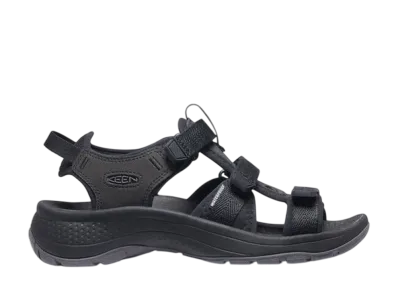 KEEN Women's Astria West Open Toe Sandal "Black/Black"