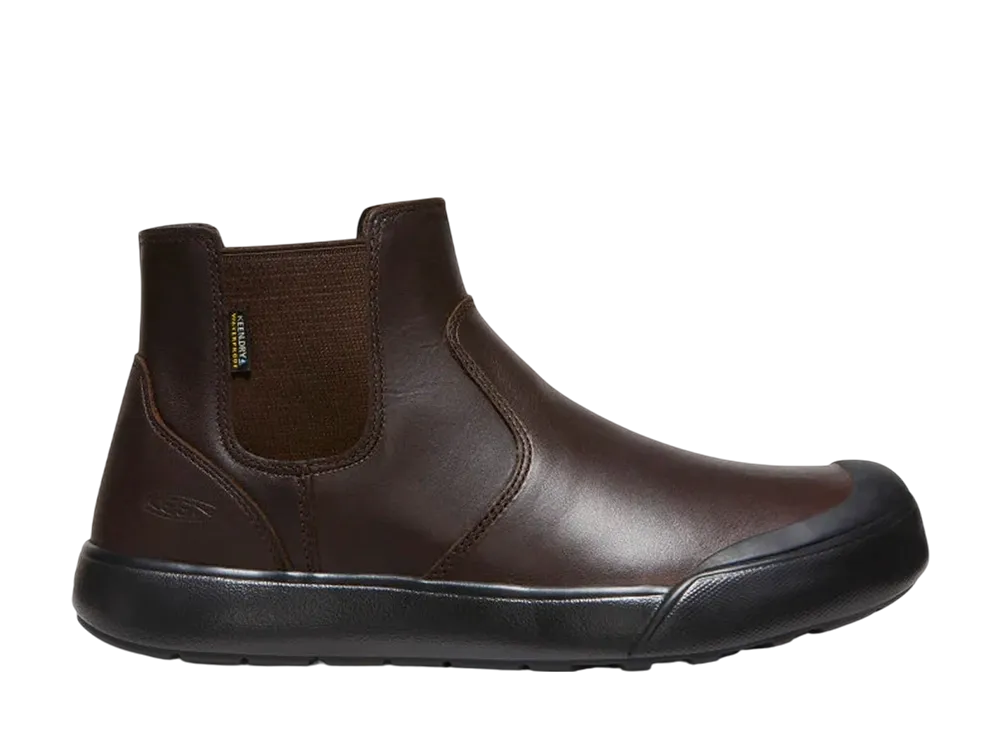 KEEN Women's Elena Chelsea Waterproof "Bison/Black"