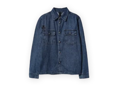 Chrome Hearts Cross Patch Denim Shirt "NAVY"