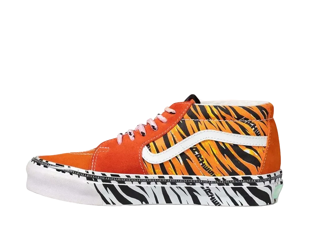 アリーズ × ボルト バイ バンズ UA OG スケート ミッド LX "タイガーブライト"