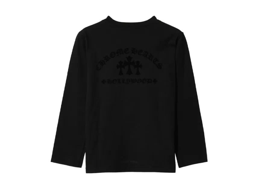 クロムハーツ セメタリー クロスパッチ ロングスリーブTシャツ クロムハーツ セメタリー クロスパッチ ロングスリーブTシャツ