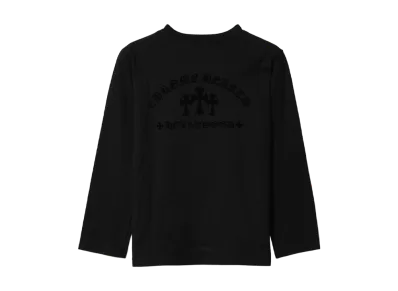 Chrome Hearts Cemetery Cross Patch Long Sleeve T-shirt "BLACK"