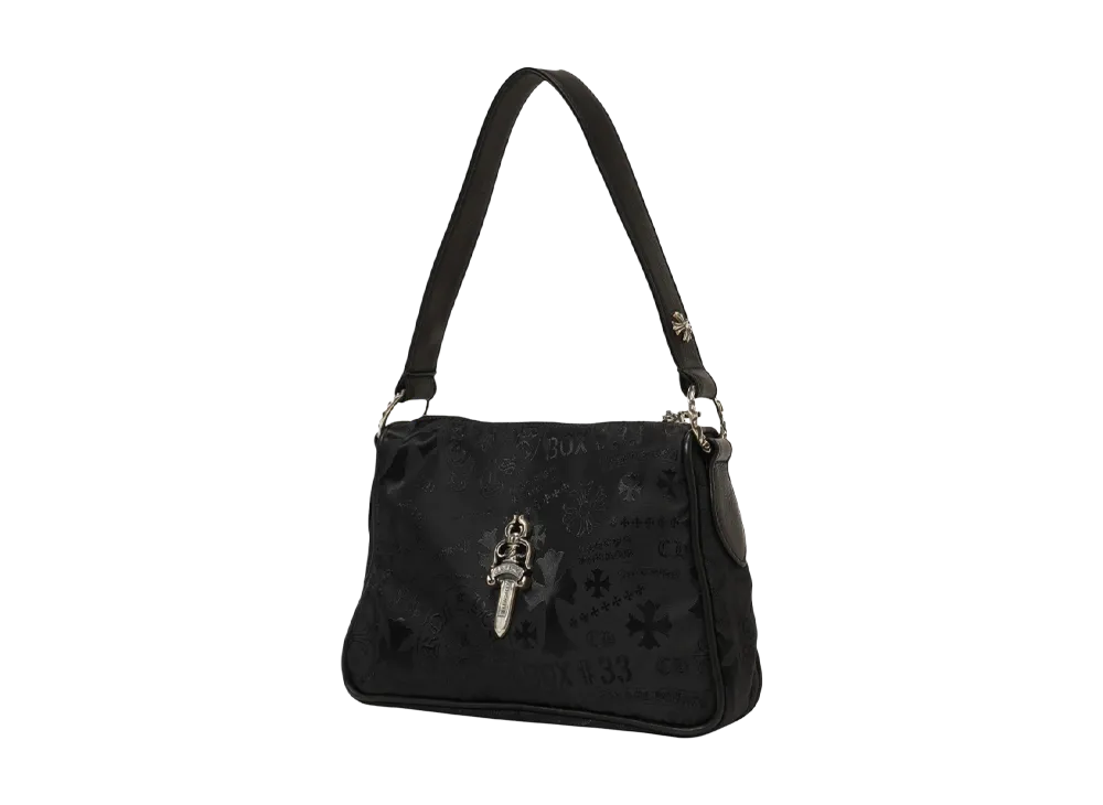 Chrome Hearts Small Chicken Nugget Dagger Shoulder Bag "Black"