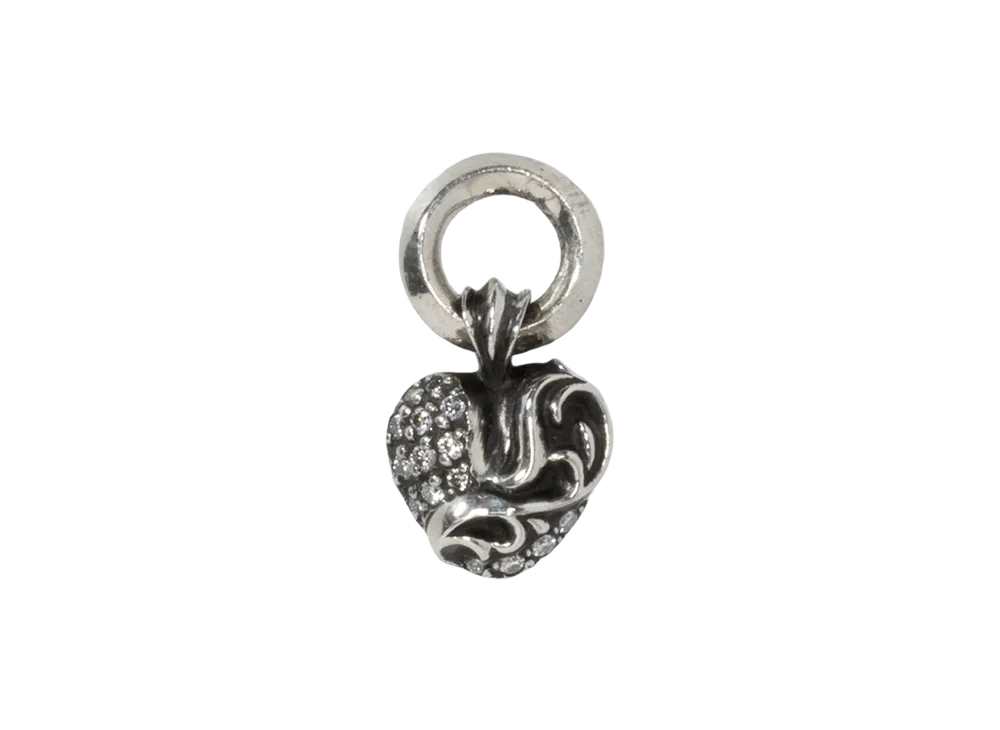 Chrome Hearts Heart Charmt Pave Diamonds "SILVER x GOLD"