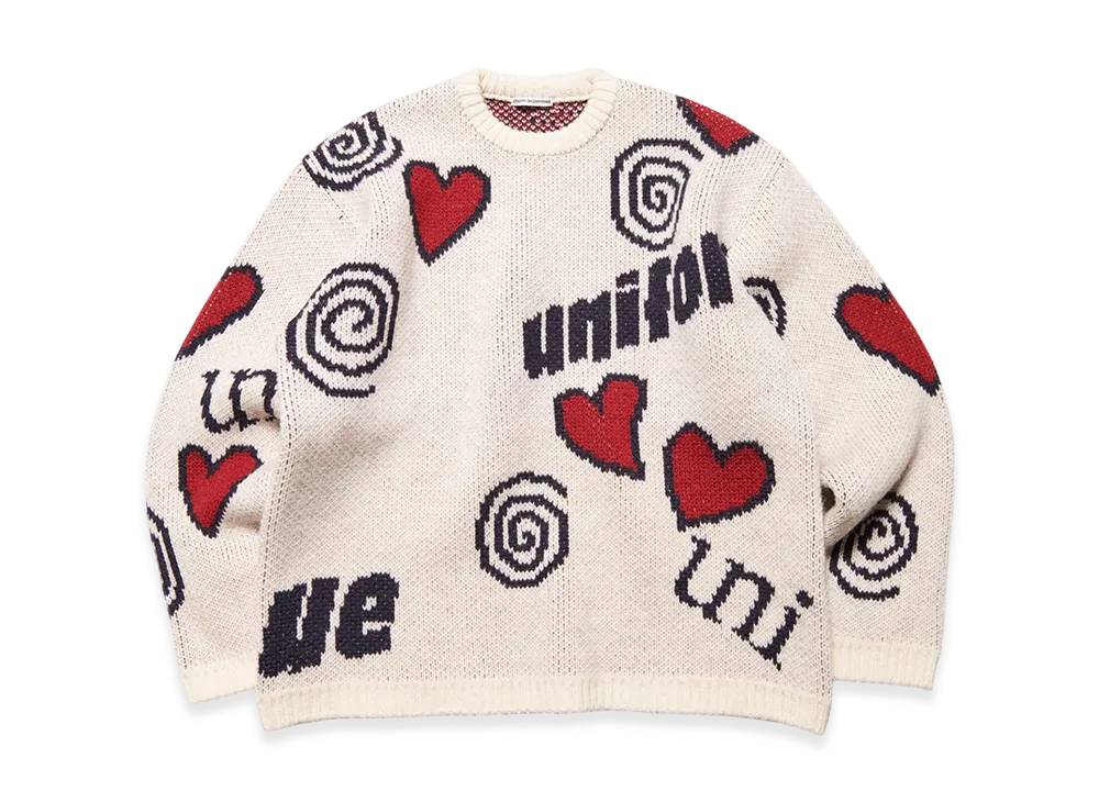 uniform experiment Low-Gauge Inspiration Knit "Off White"