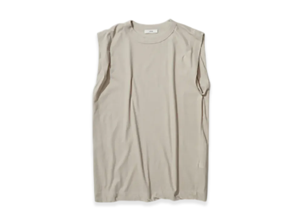 ATON Fresca Single Jersey Tank Top "Beige"