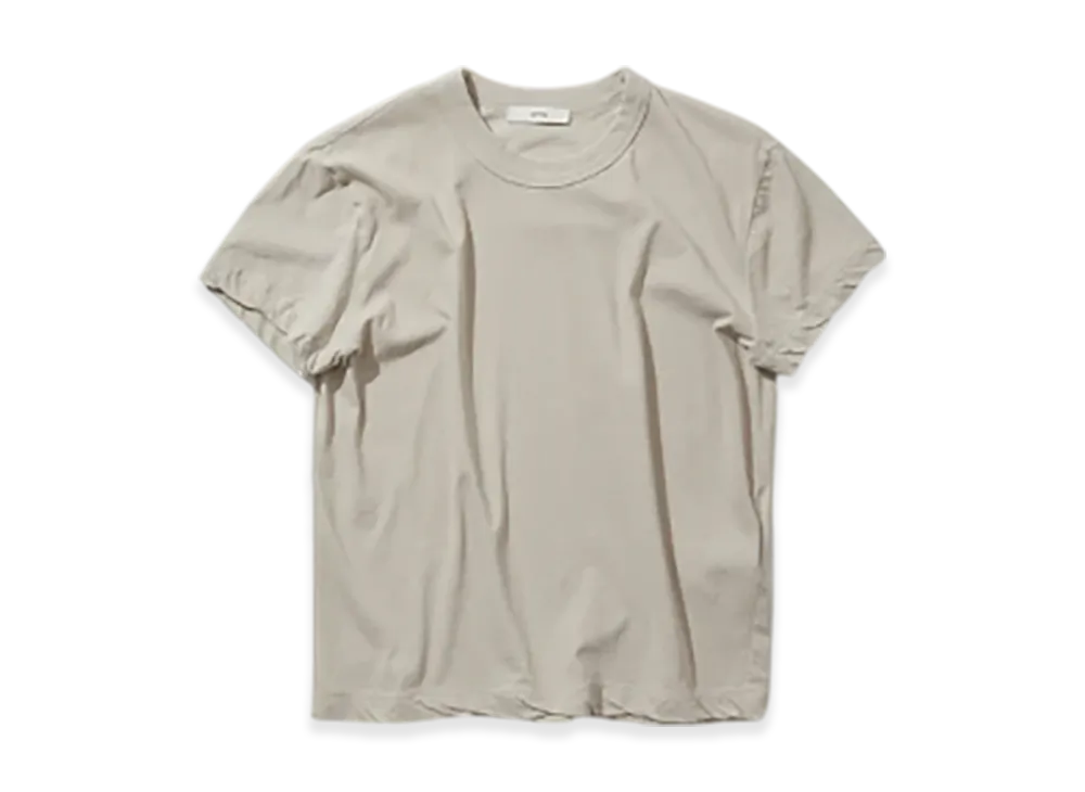 ATON Fresca Single Jersey Compact T-Shirt "Beige"