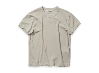 ATON Fresca Single Jersey Compact T-Shirt "Beige"