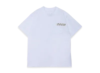 sacai Studded Cotton Jersey T-Shirt "White"
