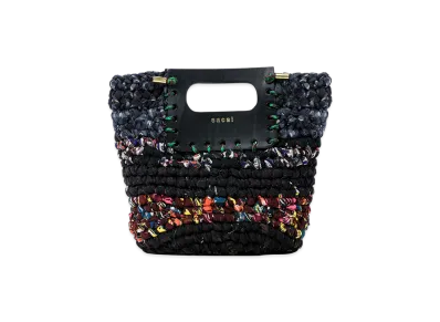 sacai Zantan Crochet Bag "Black Mix"