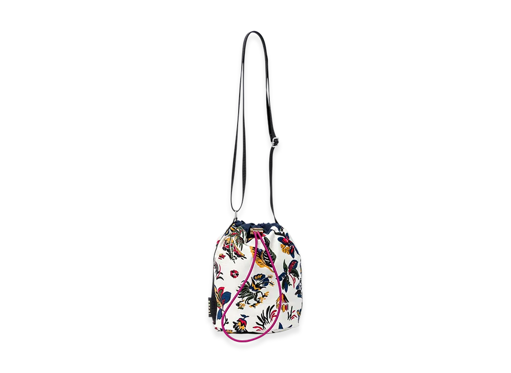 sacai Zantan Crossbody Pouch "Off White/Navy"