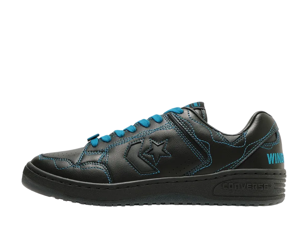 ウィンダンシー × コンバース ウエポン OX "ブラック/ブルー"
