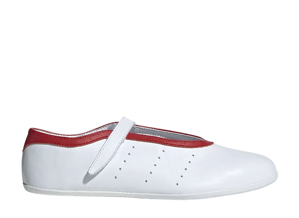 アディダスオリジナルス ウィメンズ スタンスミス ロープロ "クラウドホワイト/レッド"