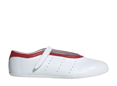 adidas Women's Stan Smith Lo Pro "Cloud White/Red"