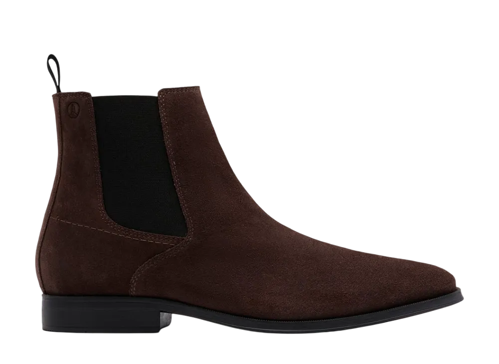 Clarks Paulton Easy "Dark Brown Suede"