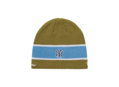 thisisneverthat x NEW ERA Stripe Beanie NEYYAN "Olive"