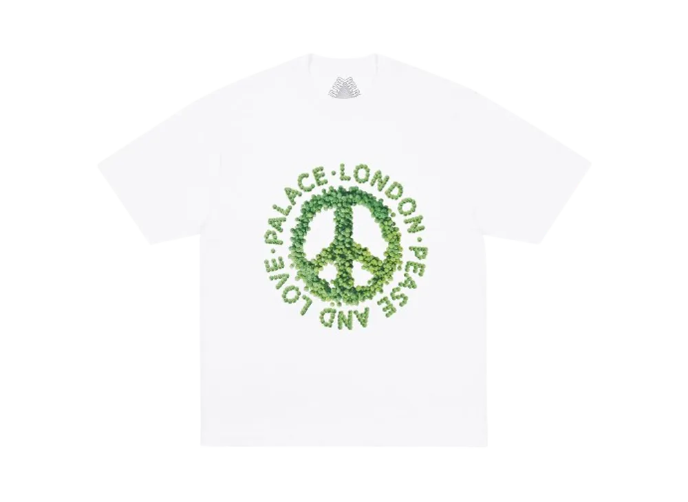 PALACE Pease And Love T-Shirt "White"