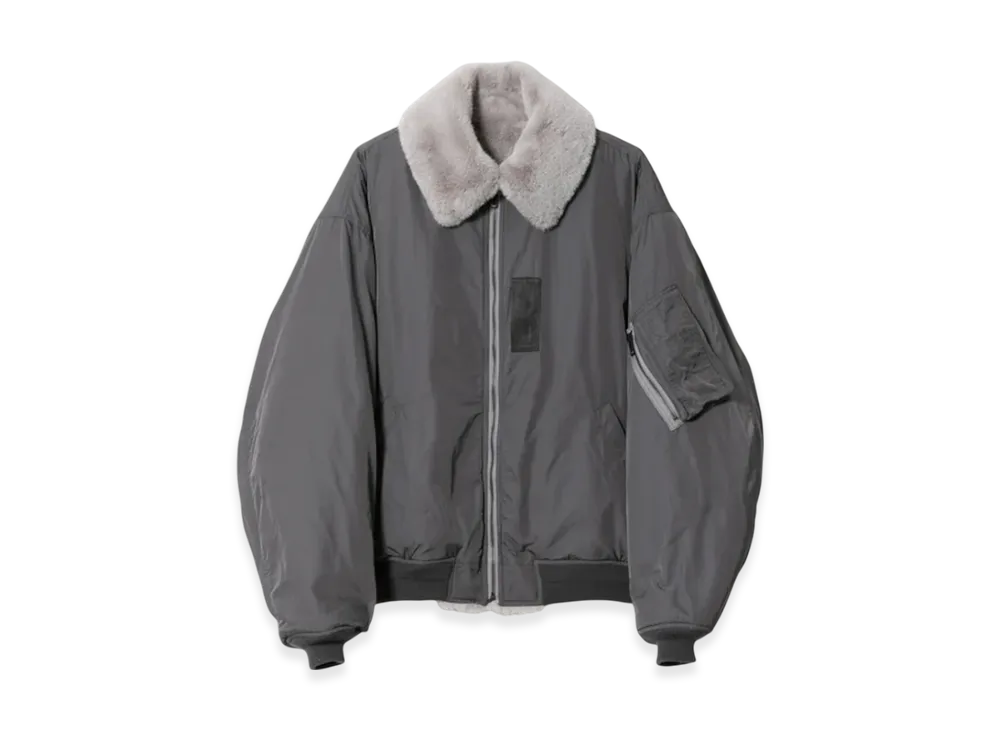 beautiful people nylon twill MA-1 ユニセックス beautiful peopleよりダブルエンドから生まれたユニークなフォルムのMA