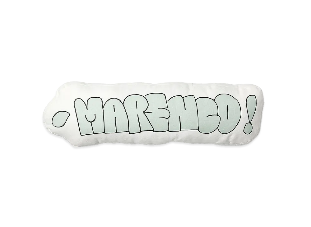everyone loves MARENCO Throwie Cushion by j.30000 "White"