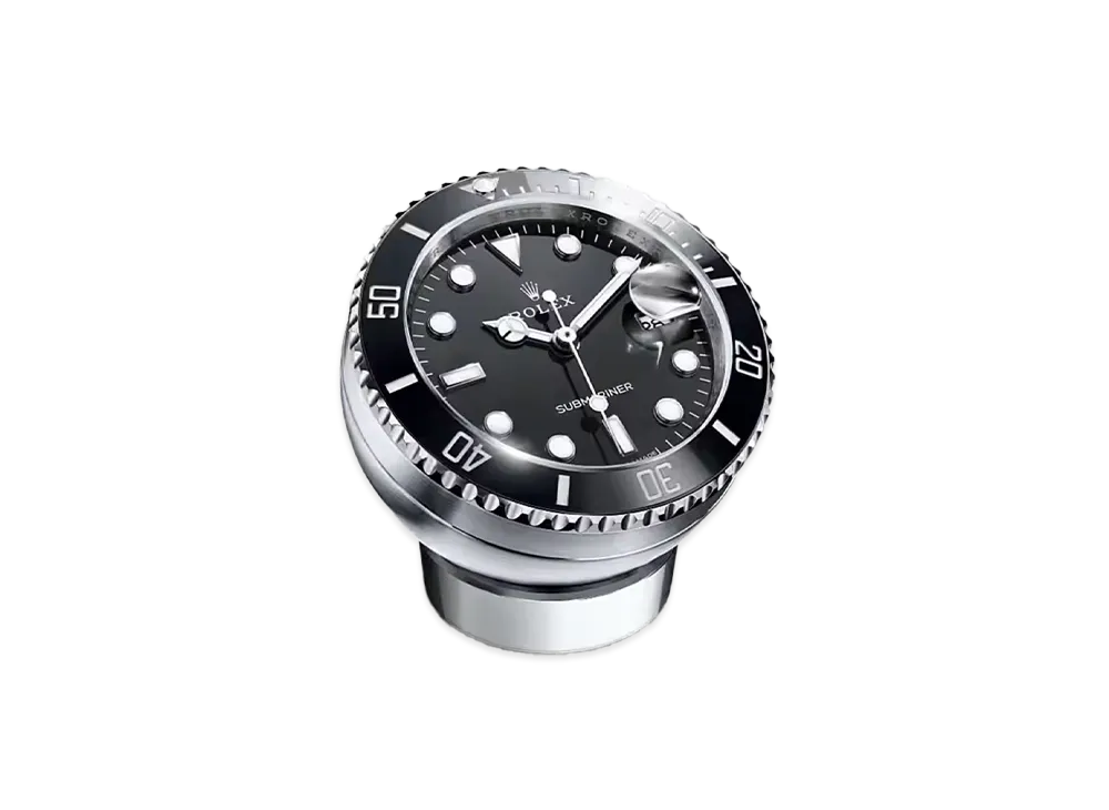 ROLEX Submariner Desk Clock "Black"