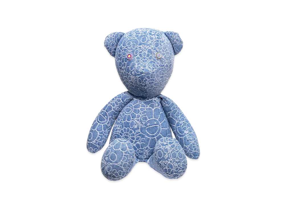 Takashi Murakami Flower Skulls Bear "Light Blue"