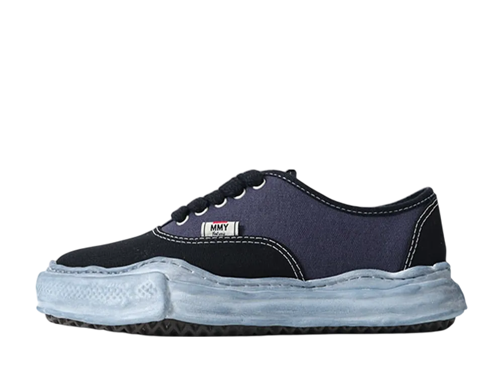 Maison MIHARA YASUHIRO BAKER OG Sole Over Dyed Canvas Low-top Sneaker "Black"