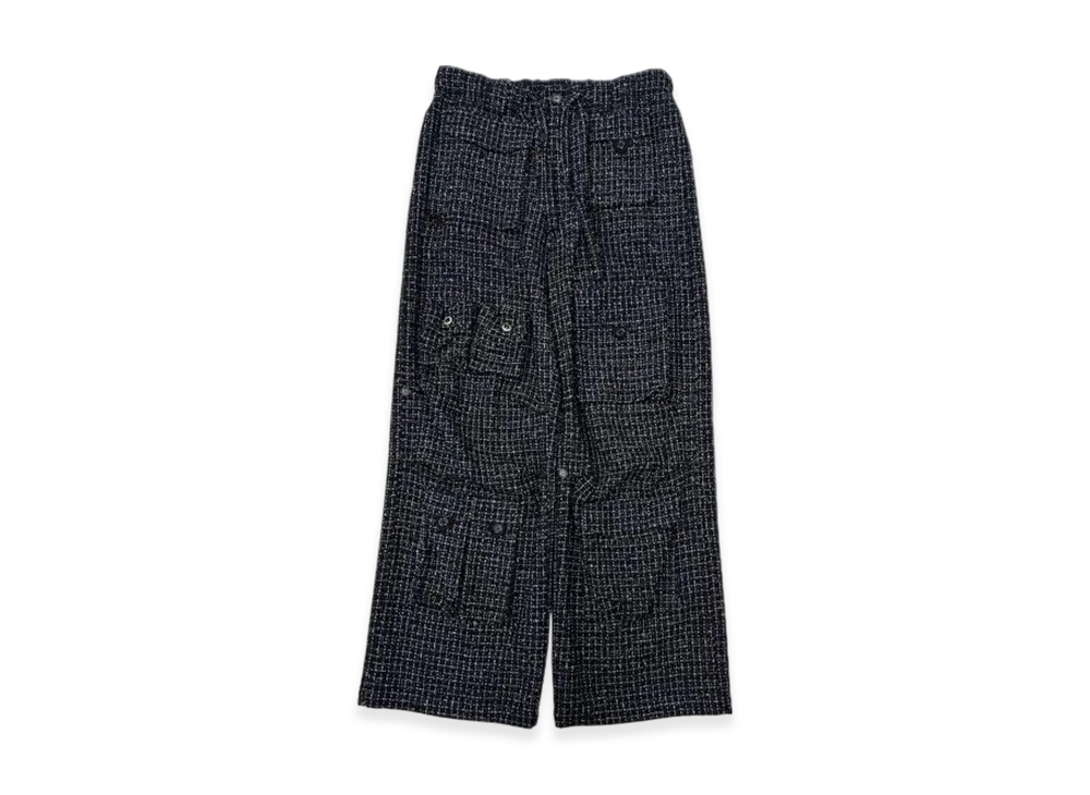 DAIRIKU Tweed PKT Cargo Pants "Black Check"