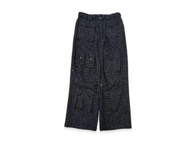 DAIRIKU Tweed PKT Cargo Pants "Black Check"
