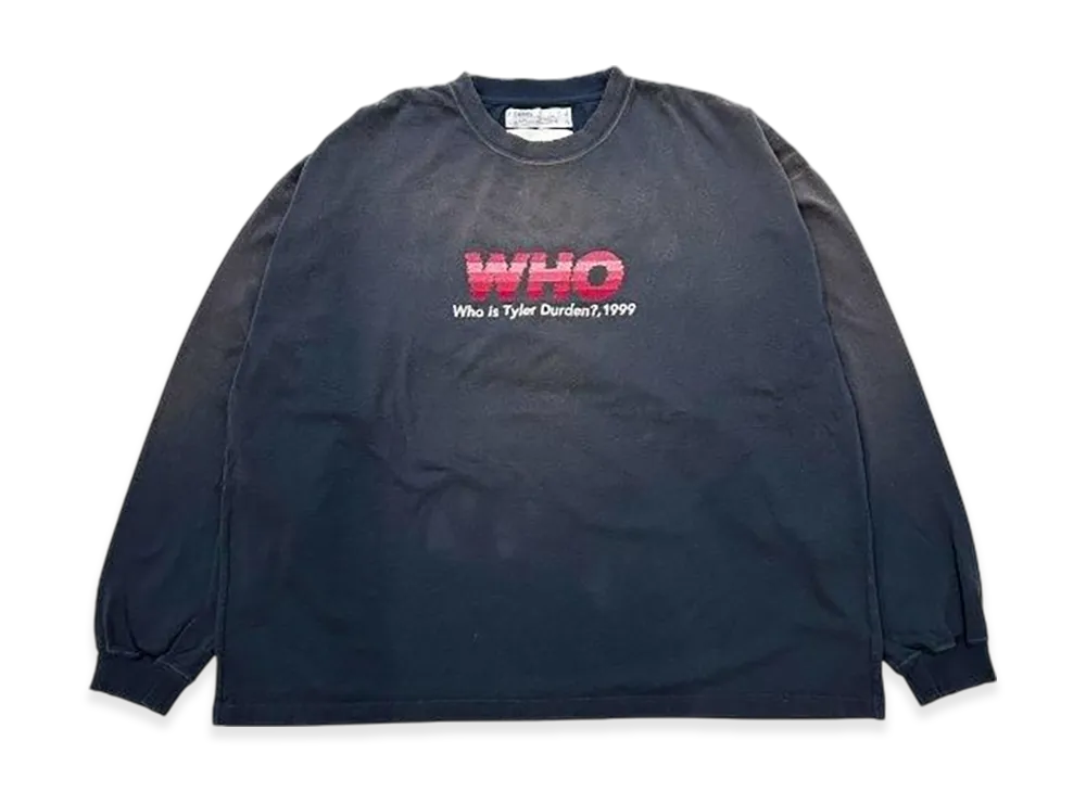 DAIRIKU "Who" Vintage Theme Tee "Vintage Navy"