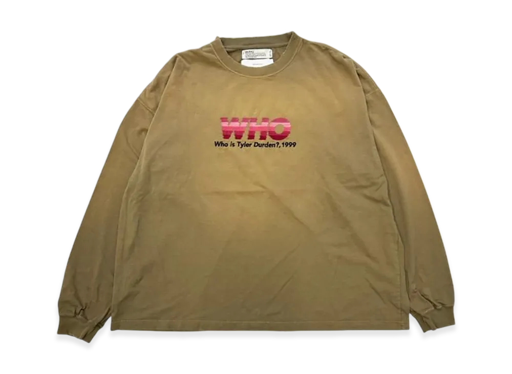 DAIRIKU "Who" Vintage Theme Tee "Vintage Khaki"