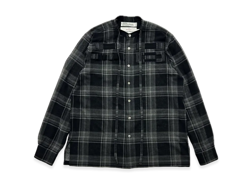 DAIRIKU "Astronaut" Check Tie Shirt "Black/Grey"