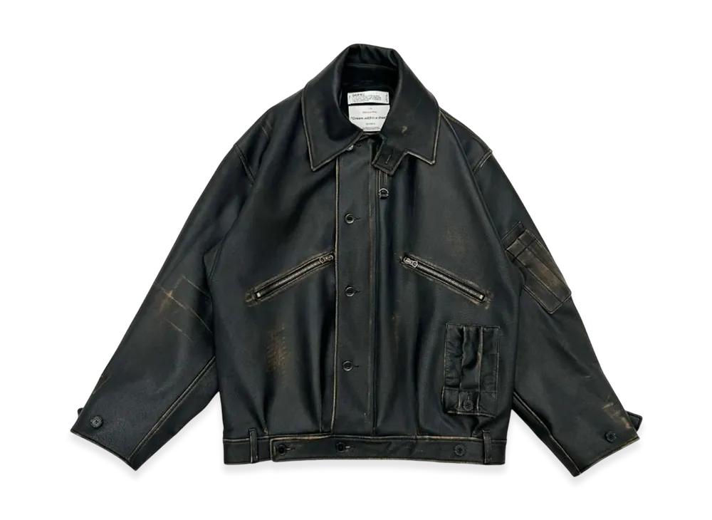 DAIRIKU "Inception" Leather MK3 Jacket "Black"