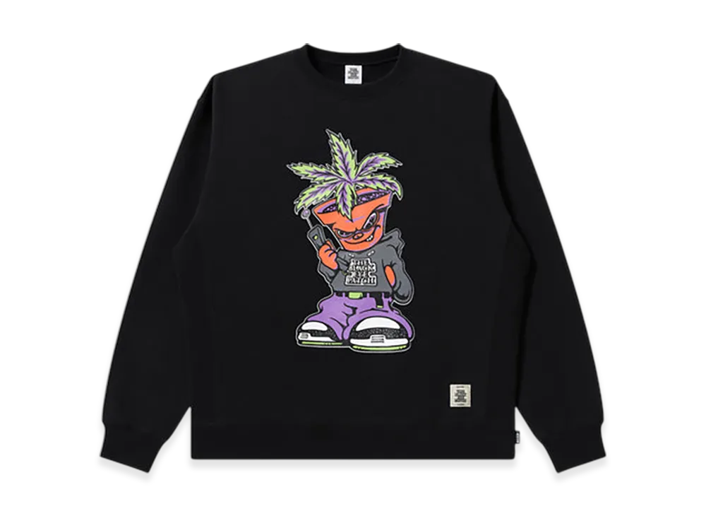 BlackEyePatch Pothead Dealer Crew Sweat "Black"