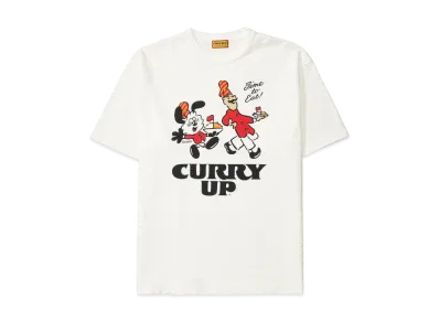 HUMAN MADE x CURRY UP x VERDY Graphic T-Shirt "White"