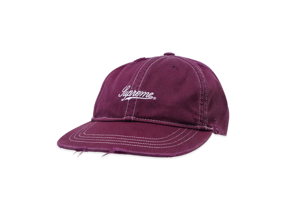 Supreme Distressed Script 6-Panel 