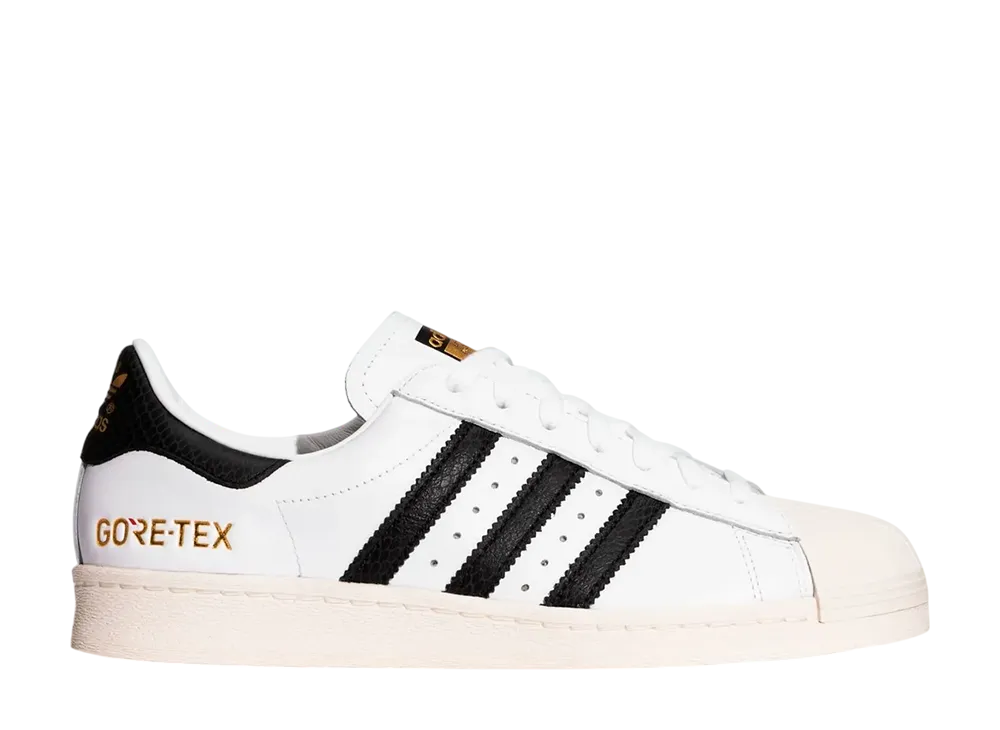 アトモス × アディダスオリジナルス スーパースター82 ゴアテックス "ホワイト/ブラック"