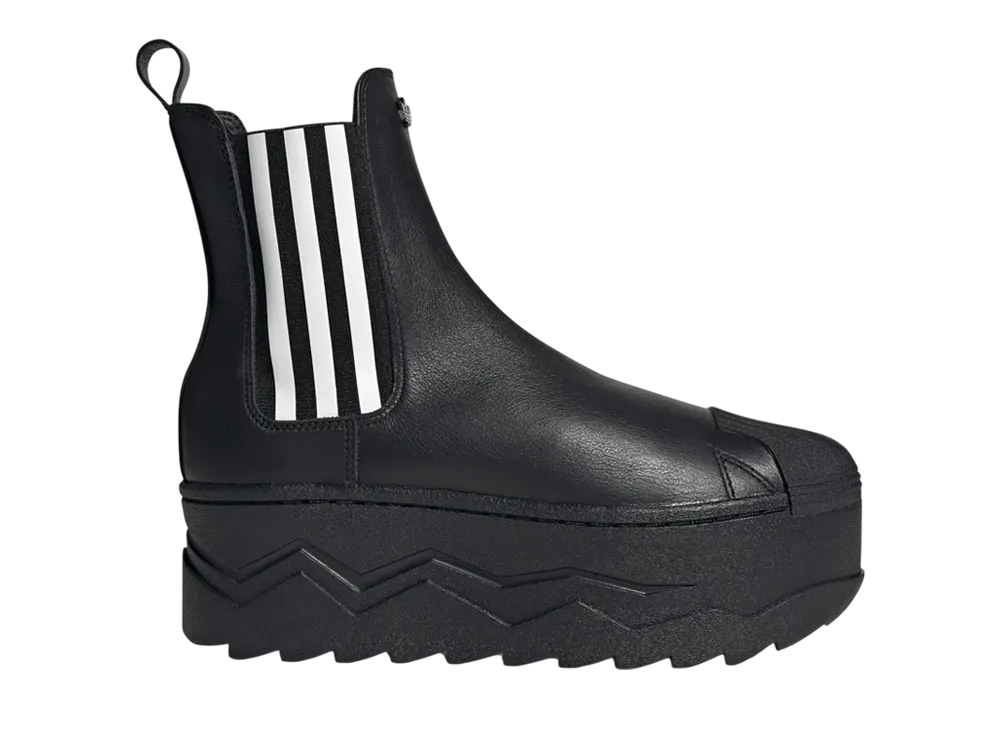 atmos pink × adidas Women's Superstar PF Boots "Black"