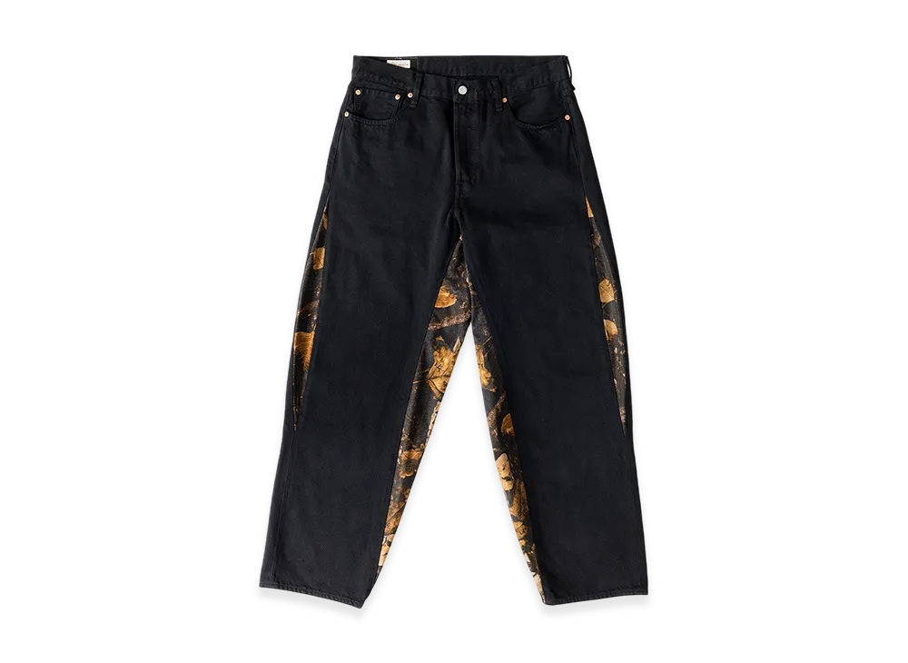 LEVI'S 501 Customized Expansion Baggy Jeans V2 S/D "Black"