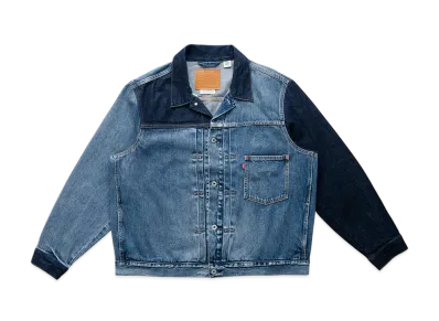 LEVI'S Docking Customized Trucker Jacket "Medium Indigo"