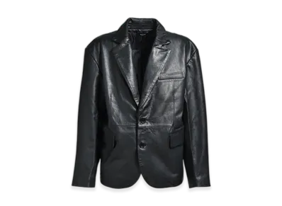 BREATH Leather Tailored Jacket "Black"