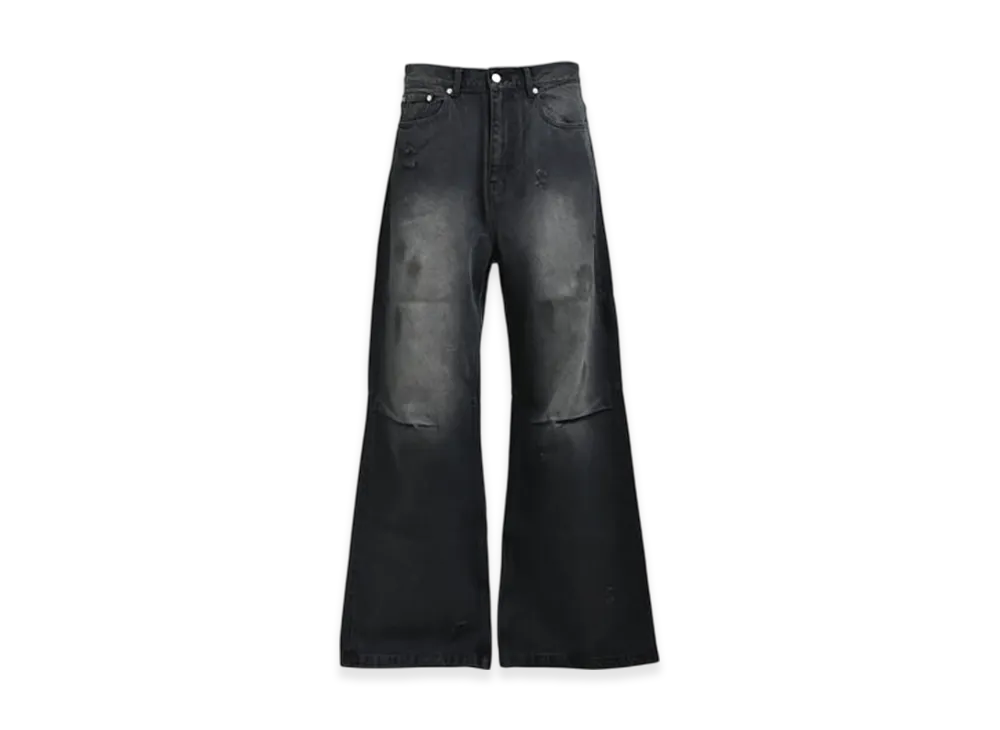 BREATH Coating Damage Denim Pants 