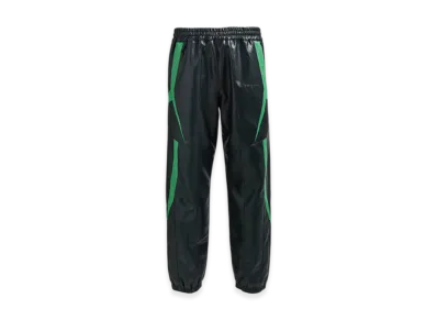 BREATH Faux Leather Lambo Track Pants "Black"