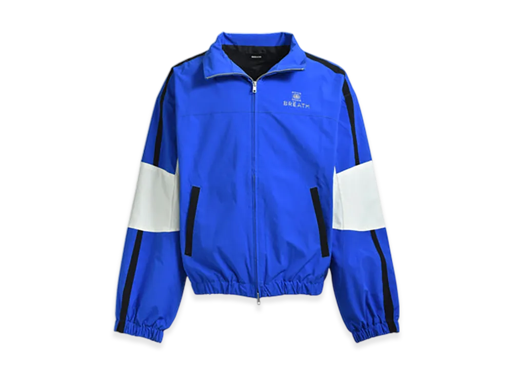 BREATH Crest Logo Warm Up Jacket "Blue"