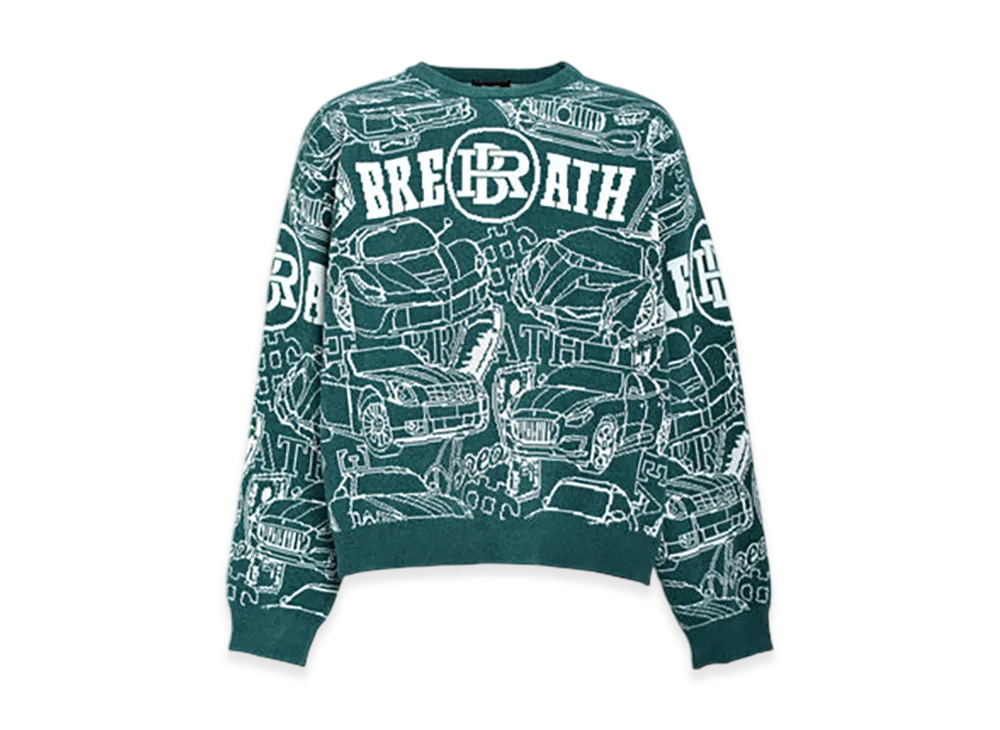 BREATH Super Car Mall Knit "Green"