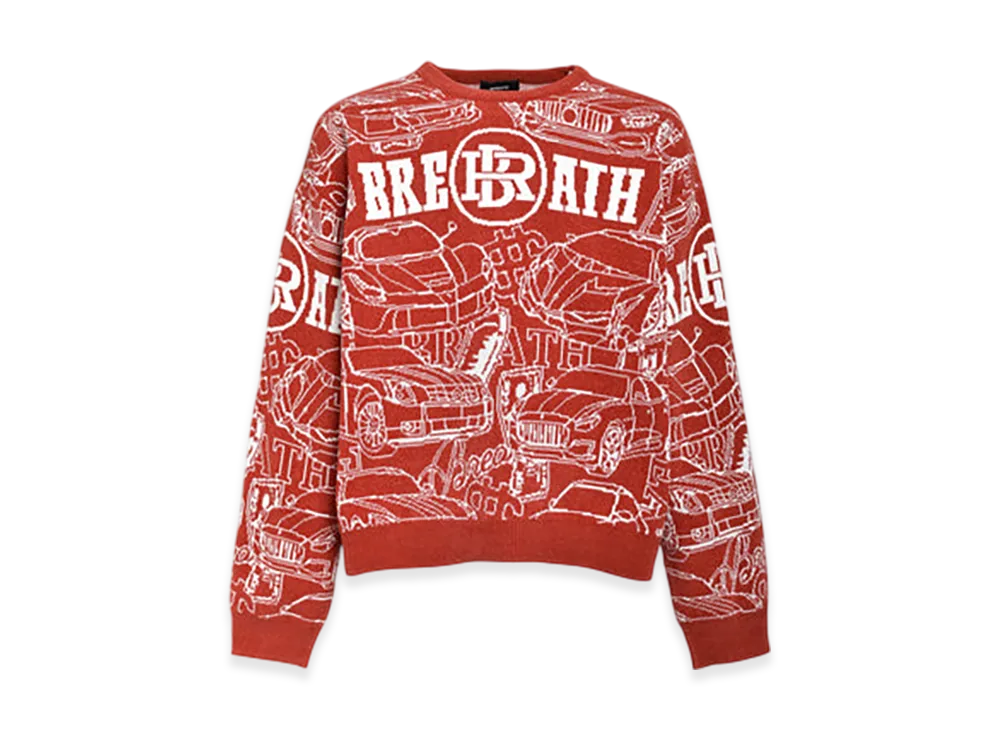 BREATH Super Car Mall Knit "Red"