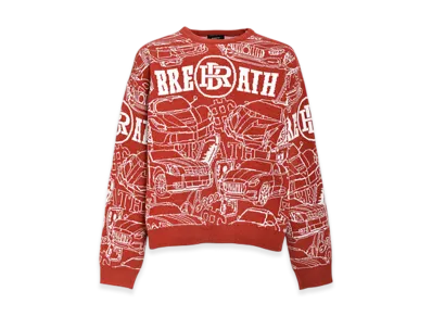 BREATH Super Car Mall Knit "Red"